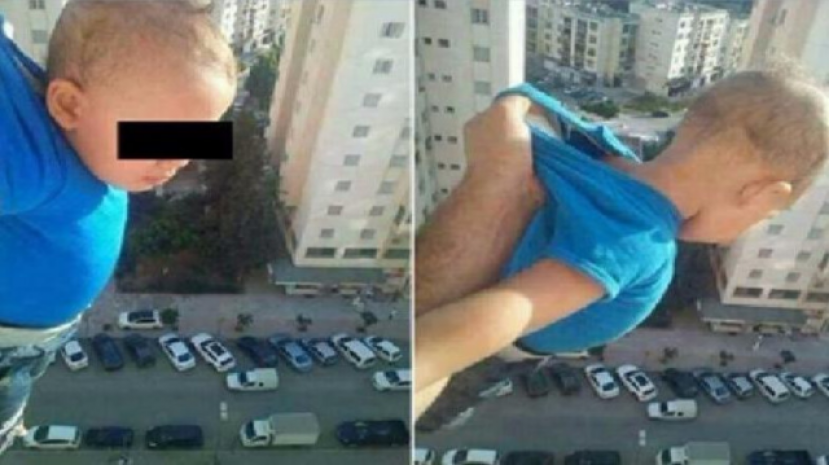 Алжирца приговорили к двум годам заключения за то, что он вывесил ребёнка из окна «ради лайков»
