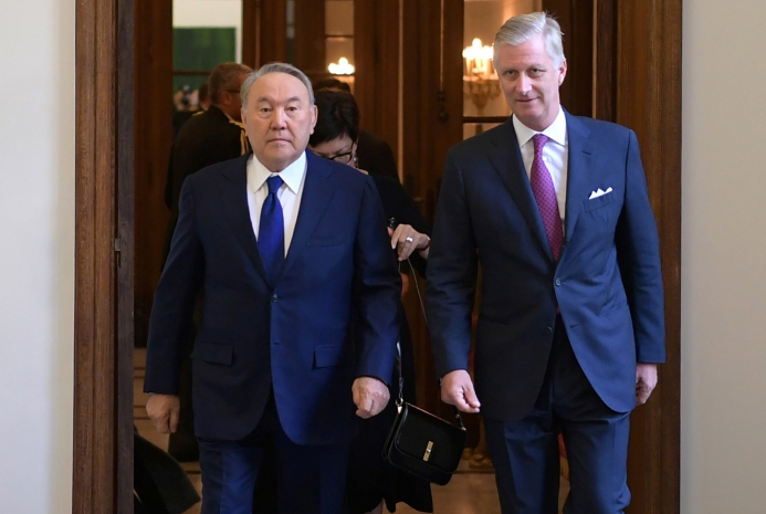 Назарбаев встретился с королем Бельгии
