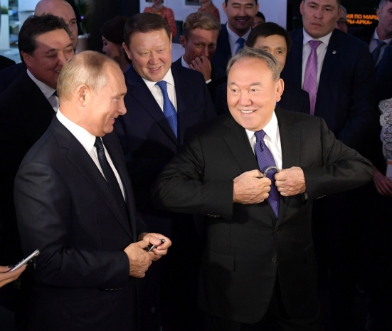 Назарбаев и Путин обсудили перспективы сотрудничества в сфере туризма
