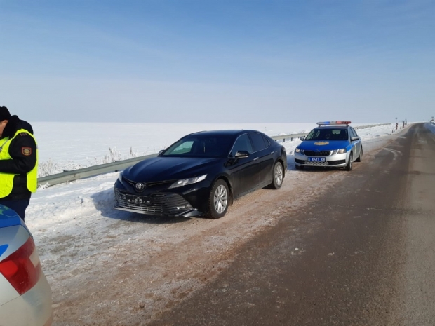 Угонщика Camry задержали полицейские Алматы