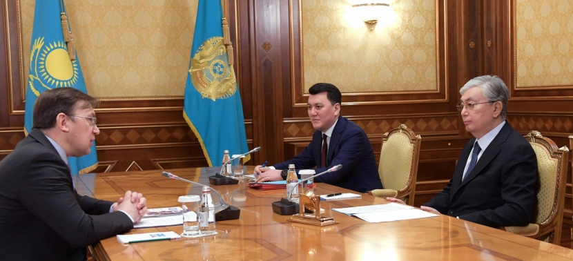 Касым-Жомарт Токаев принял журналиста Михаила Дорофеева