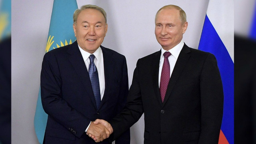 Назарбаев и Путин обсудили график предстоящих встреч