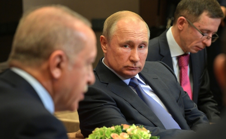 Эрдоган попросил Путина оставить их «один на один» с Сирией