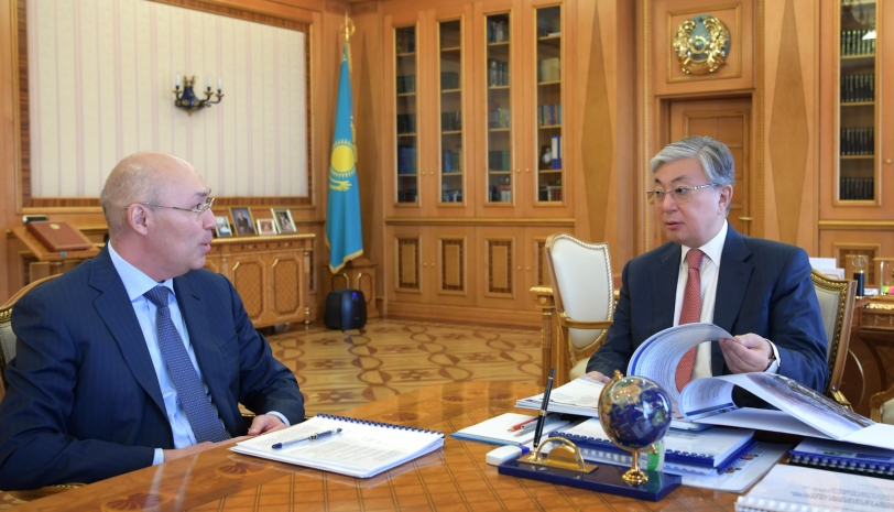 Келимбетов рассказал Токаеву о планах МФЦА