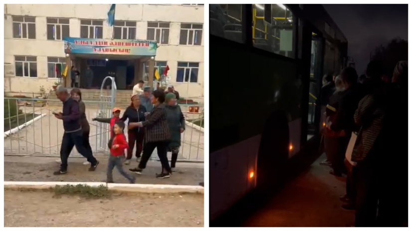 Жителей пригорода Семея эвакуируют из-за плотного задымления