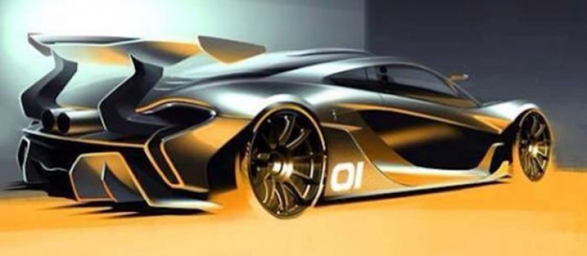 McLaren опубликовала эскиз суперкара P1 GTR