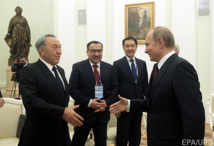 Назарбаев встретился с Путиным после визита в Киев