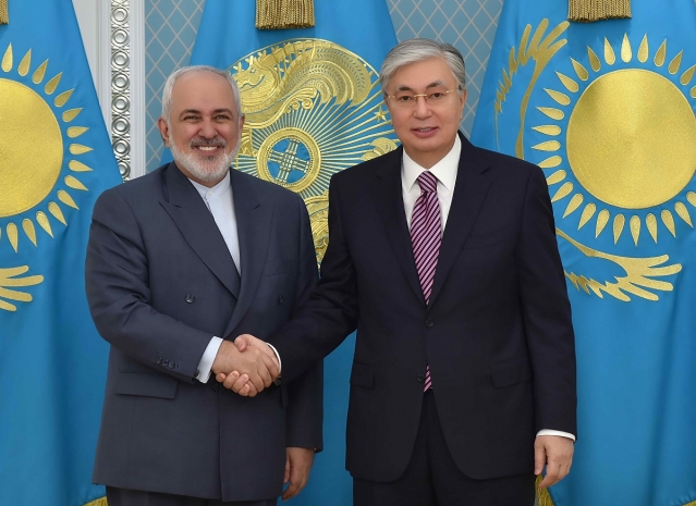 Токаев принял министра иностранных дел Ирана