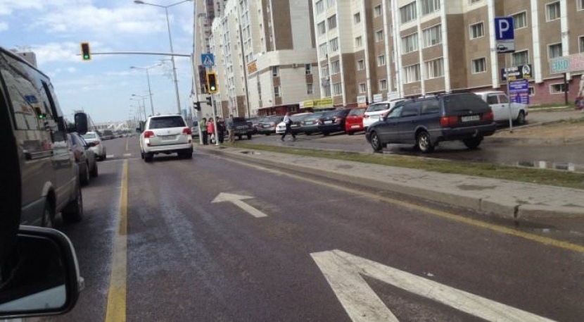 В Алматы вводится спецполоса по улице Толе би