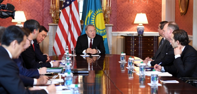 Нурсултан Назарбаев провел ряд встреч с американскими политиками