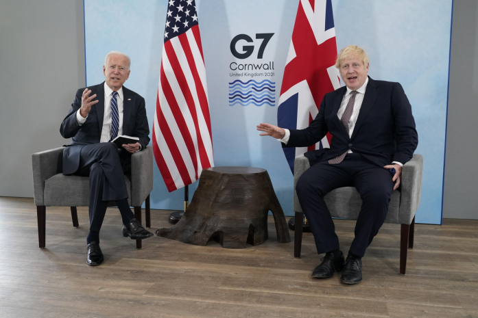 Джонсон и Байден проведут виртуальный саммит G7