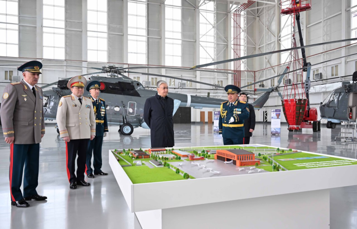 Авиабазу Национальной гвардии открыли в Астане