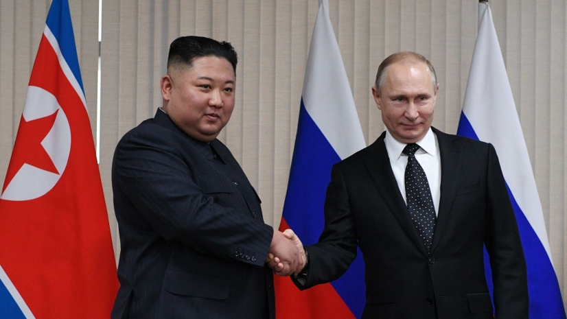 Ким Чен Ын поздравил Путина с Днем России