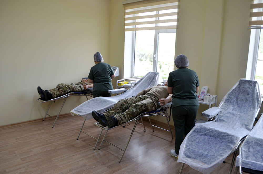 В Силах специального назначения проведена акция по сдаче крови