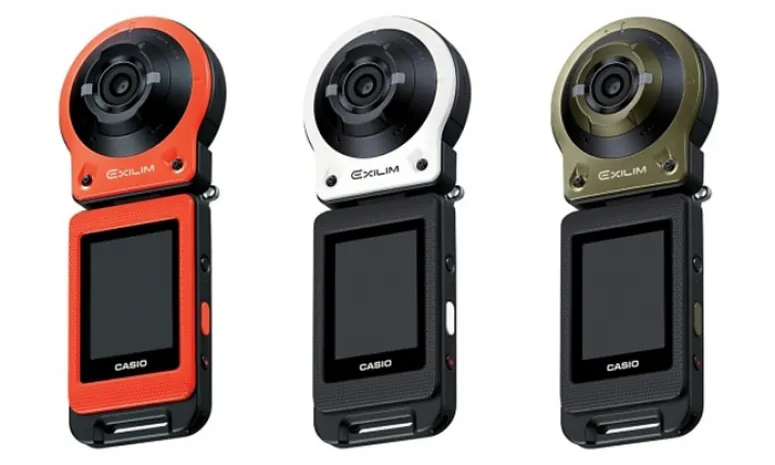 Casio Exilim EX-FR10: Экшен-камера с необычной конструкцией