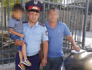 Пятилетнего ребенка вернули родителям полицейские в Шымкенте