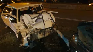 В ДТП на барахолке пострадали четыре человека
