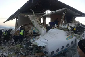 Завершено расследование дела о крушении самолета Bek Air