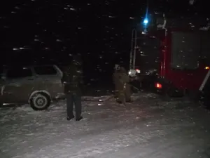 В Акмолинской области LADA Priora врезалась в трактор