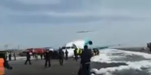 МИР РК прокомментировал аварийную посадку самолета авиакомпании Bek Air (ВИДЕО)