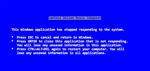 Текст на синем экране смерти Windows написал Стив Балмер