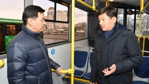 В Алматы обновлены автобусы на маршруте №137