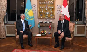 Токаев провел переговоры с президентом Швейцарии
