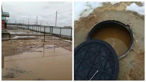Часть новых домов погорельцев в Аулиеколе осталась под водой