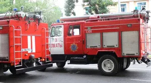 В Алматы горел Народный банк Казахстана