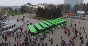 В Семее запустили новые автобусы местного производства