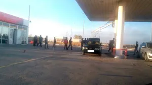 В Актау произошел конфликт между водителями и работниками заправки «КазМунайГаз»