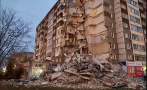 В Ижевске обрушился подъезд девятиэтажки