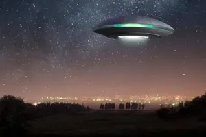 Черный НЛО сняли очевидцы в штате Нью-Йорк