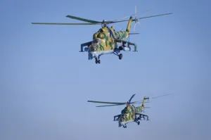 Авиация Погранслужбы РК «нанесла» удар по наземным целям на юге