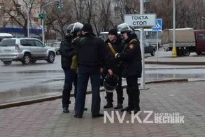 Полиция провела в Караганде учения. Фото