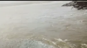 В Баянауле вода с гор размыла республиканскую дорогу