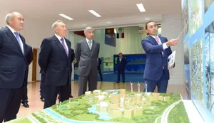 Назарбаев проверил ход подготовки к ЭКСПО-2017