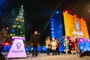 В топ-10 новогодних елок в СНГ попала елка из Нур-Султана