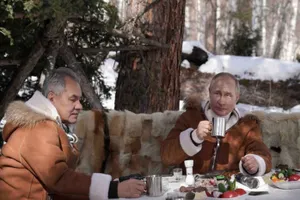 Путин и Шойгу провели выходные в Сибири