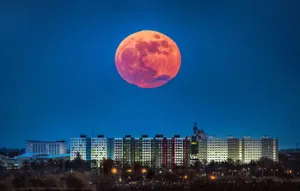 Жители Земли смогут увидеть полное затмение Суперлуны