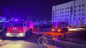В Астане потушили пожар в детской больнице