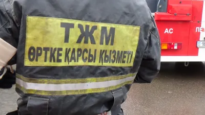 В Алматы горел многоэтажный дом