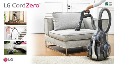 Пылесос LG CORD ZERO! Когда уборка в удовольствие!